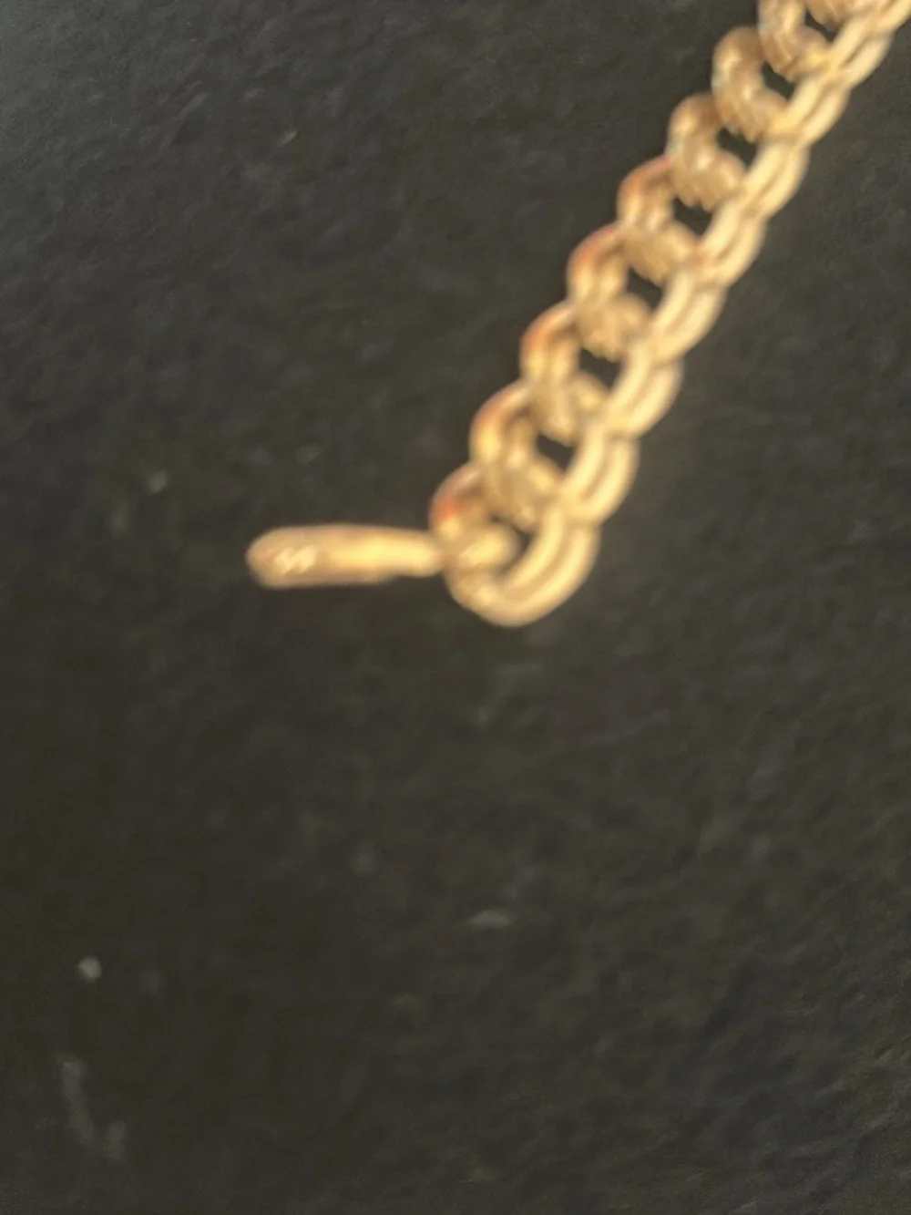 Vintage Monet Gold-Tone Double Link Necklace